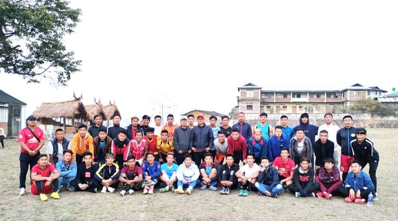 Football Association Phek District (FAPD) held a football trial for the inter-district Dr T Ao Trophy 2021 at Chizami. 46 players from across Phek district turned up for the trials in which Colo Mero, President FAPD, Vesüpra Kezo, SP Phek and Vice President FAPD and CSA officials were also present. Chizami Sports Association (CSA) sponsored the ground management and food expenses. Selected players are to report at Chizami on March 29 for Team Training Camp. FAPD are the defending Champions of the Trophy.